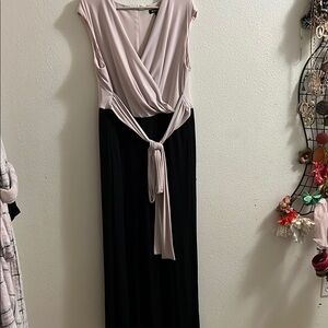 Jumpsuit BLACK/dusty ROSE